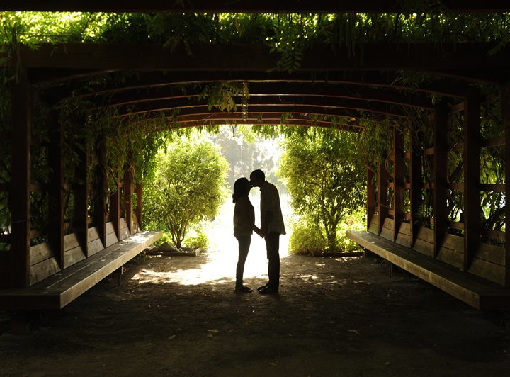 Arboretum Engagement Photoshoot