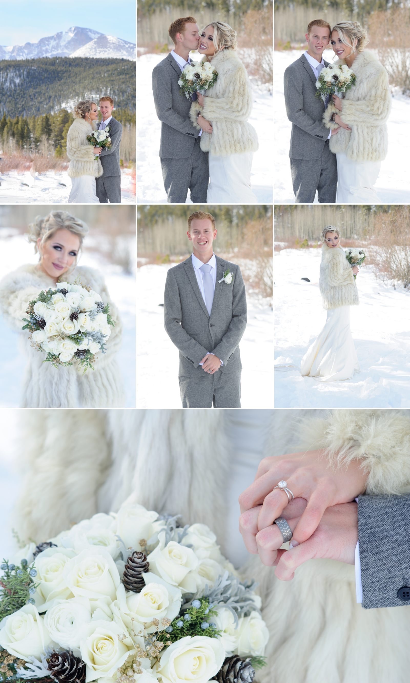 Estes Park Winter Wedding