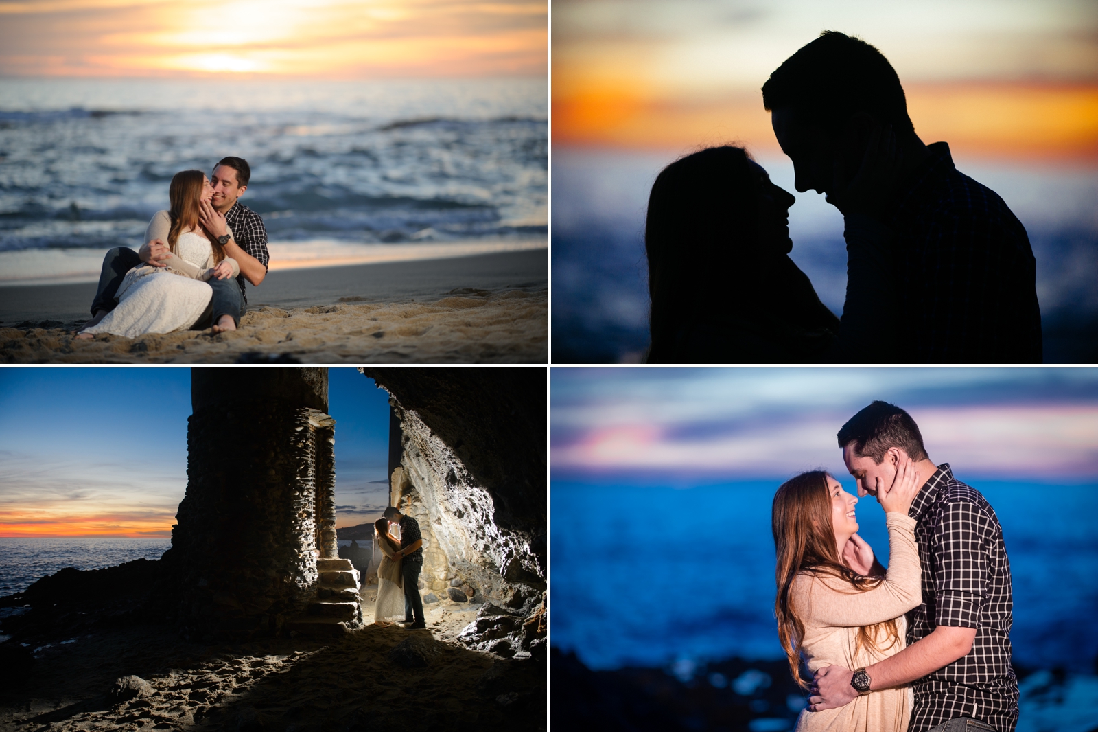 adventure session, beach engagement session, laguna beach engagement session