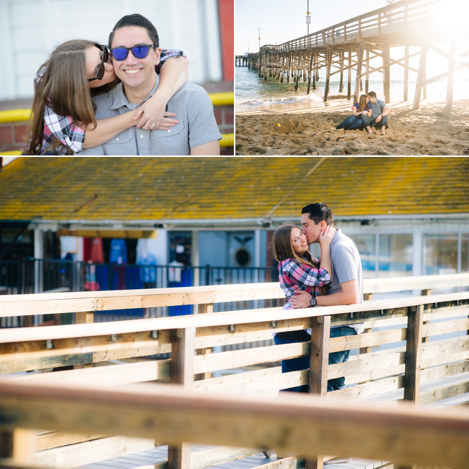 adventure session, beach engagement session, laguna beach engagement session